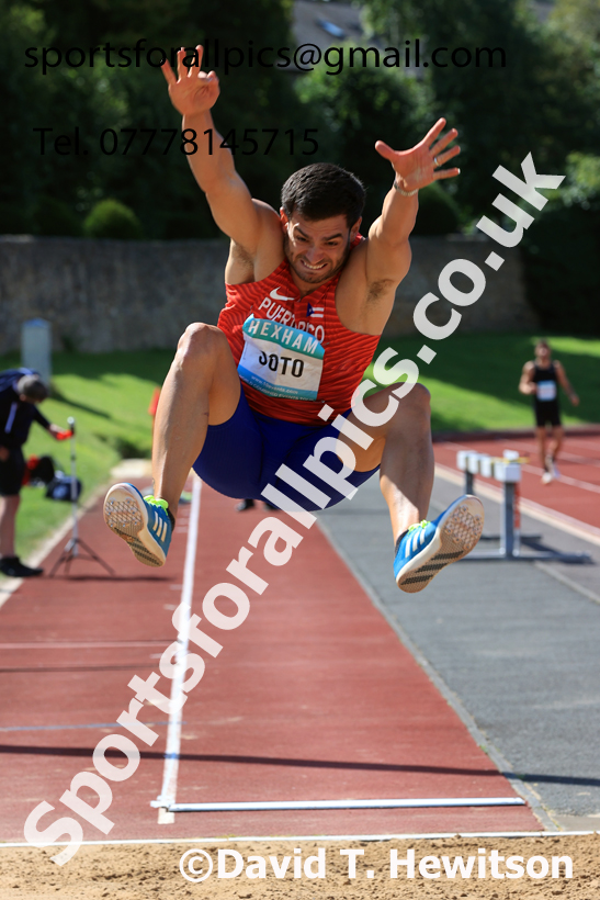 Decathlon long jump, 2025 EAP International Combined Events, Hexham, Northumberland.  Photo: David T. Hewitson/Sports for All Pics